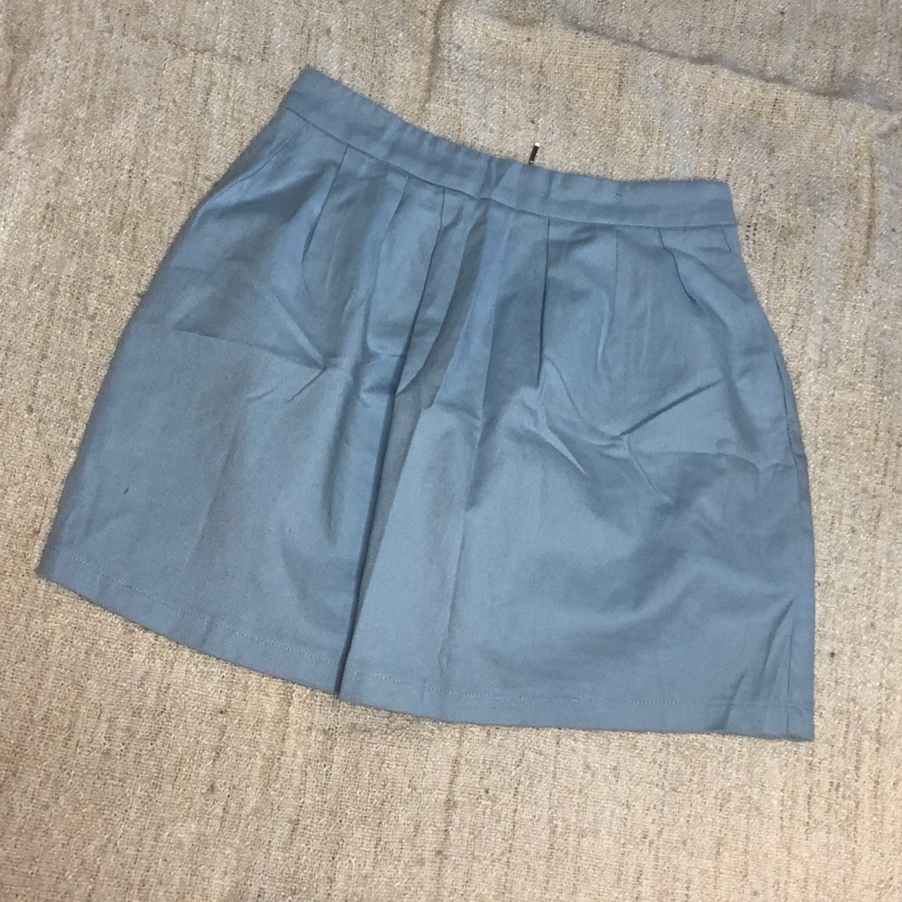 Very girly blue mini skirt